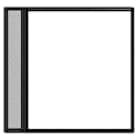 Strata 160 raised Sill - Double Frame - Left Sidelite