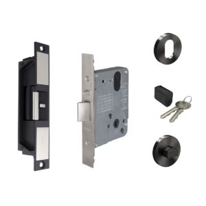 Lock Kit with Non-Monitored Electric Striker - Round